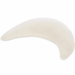Stillkissen Der Plüschmond mit Mikroperlen-Füllung 140 cm - Creme