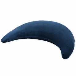 Stillkissen Der Plüschmond mit Mikroperlen-Füllung 140 cm - Dunkelblau