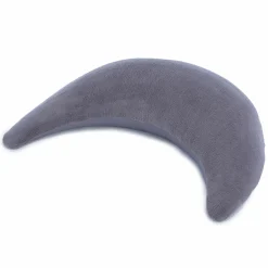Stillkissen Der Plüschmond mit Mikroperlen-Füllung 140 cm - Steingrau