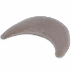Stillkissen Der Plüschmond mit Mikroperlen-Füllung 140 cm - Taupe