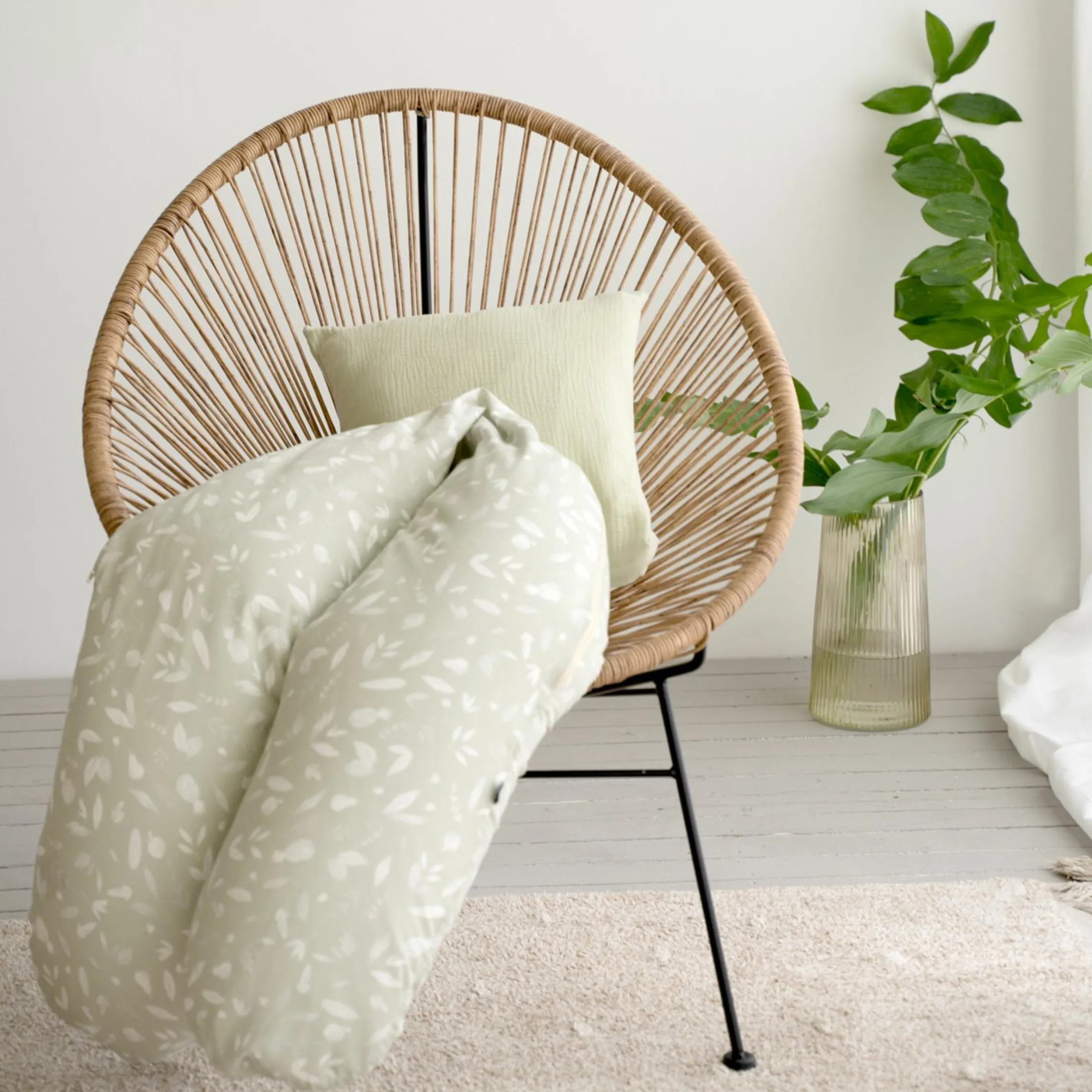 Stillkissen Jersey Mikroperlen-Füllung inkl. Bezug 190 cm - Tropic
