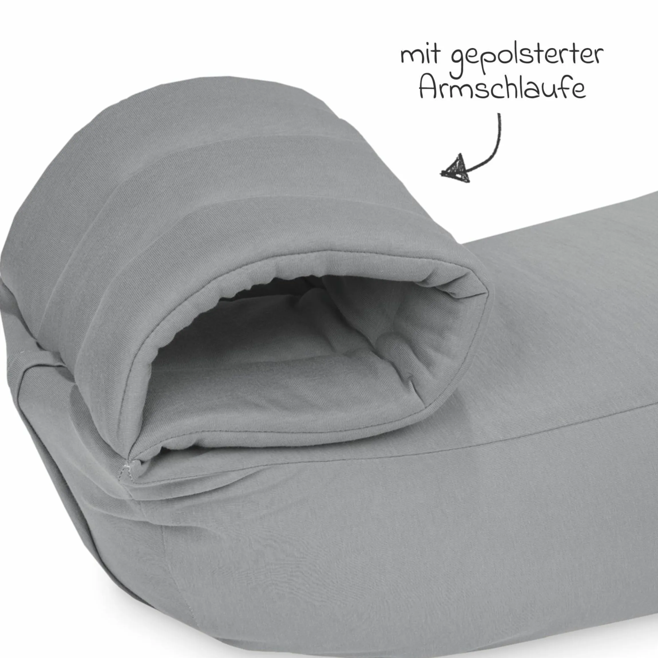Stillkissen Move mit gepolsteter Armschlaufe - Stone