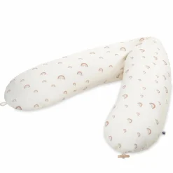 Stillkissen Nappy Mikroperlen-Füllung inkl. Bezug 190 cm - Organic - Rainbow