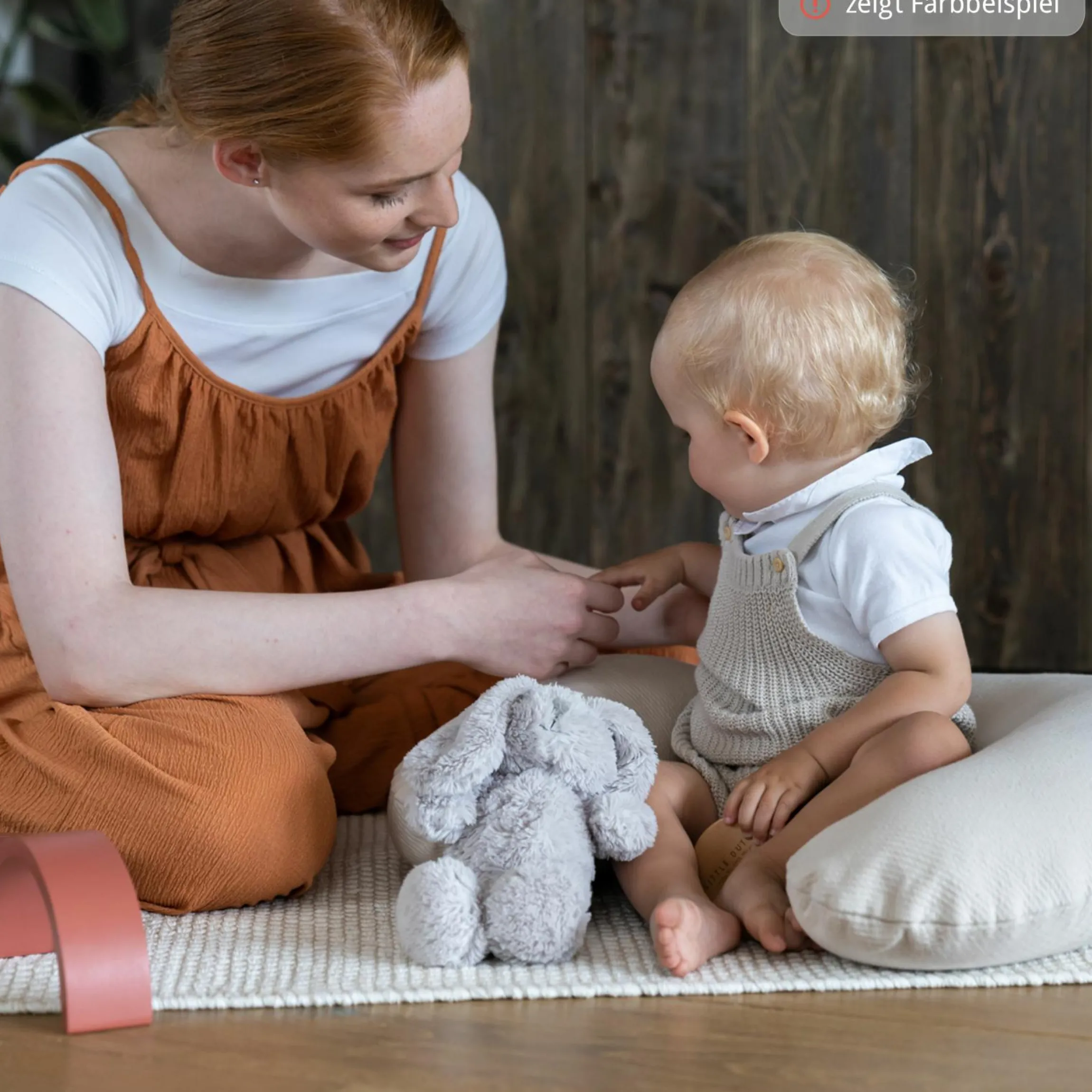 Stillkissen Softy - mit Mikroperlen-Füllung inkl. Organic Cotton Bezug 150 cm - Tetra Green