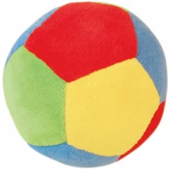 Stoffball mit Rassel