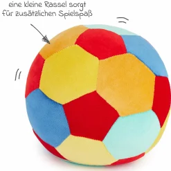 Stoffball mit Rassel Ø 30 cm