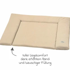 Stoff-Wickelauflage 70 x 85 cm - Waffelpique