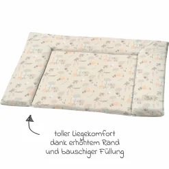Stoff-Wickelauflage Jersey 70 x 85 cm - Jungle