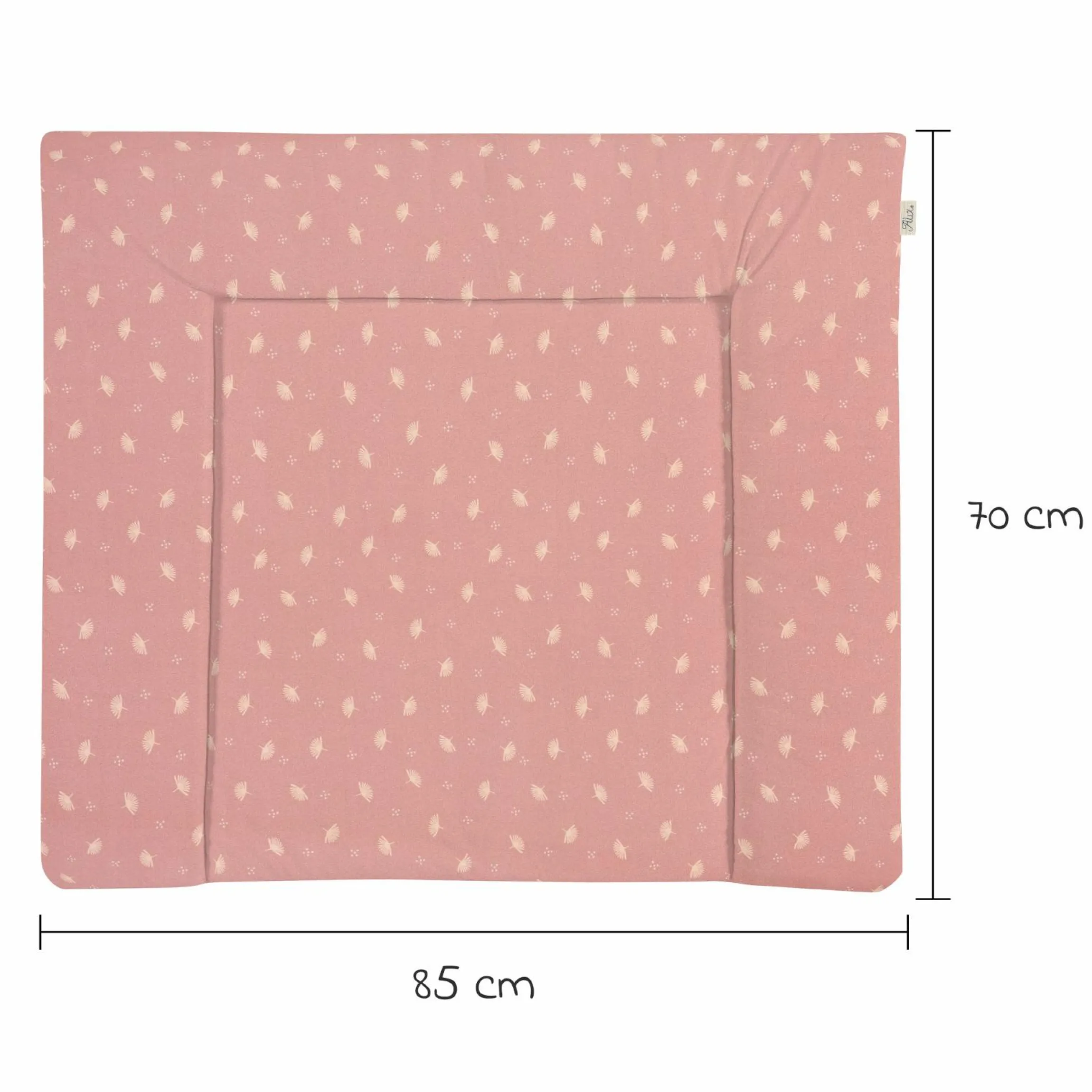 Stoff-Wickelauflage Jersey 70 x 85 cm - Pretty