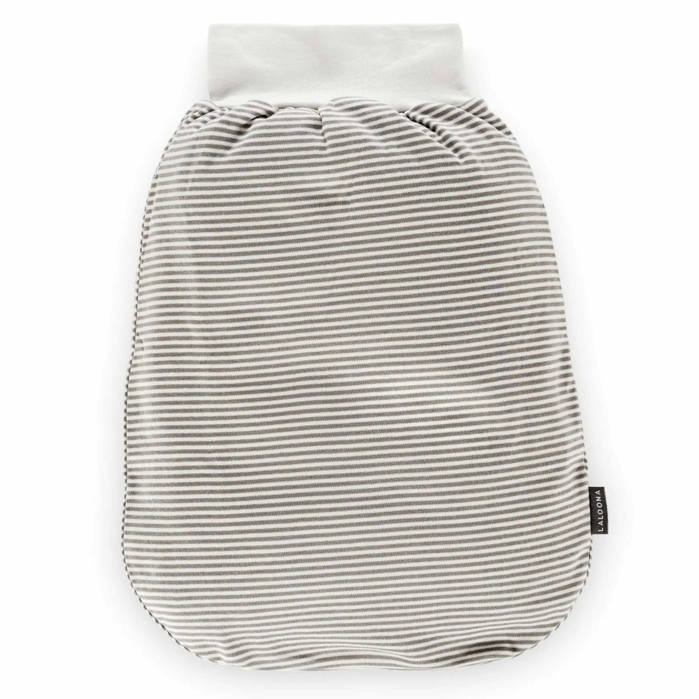 Strampelsack Baby - Weiß-Taupe