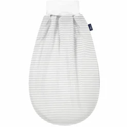 Strampelsack Schlupfmäxchen Jersey Thermo - Stripes - Grey
