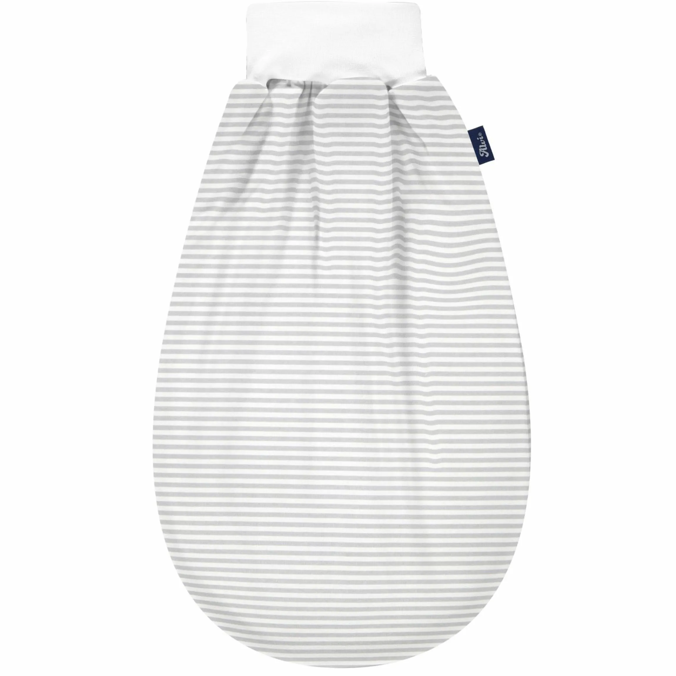 Strampelsack Schlupfmäxchen Jersey Thermo - Stripes - Grey