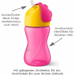Strohhalm-Becher 300 ml - SCF798/02 - Rosa
