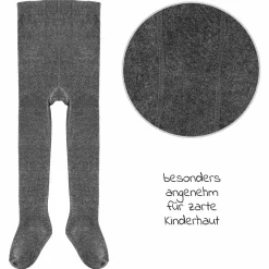 Strumpfhose 2er Pack - Dunkelgrau - Gr. 98/104