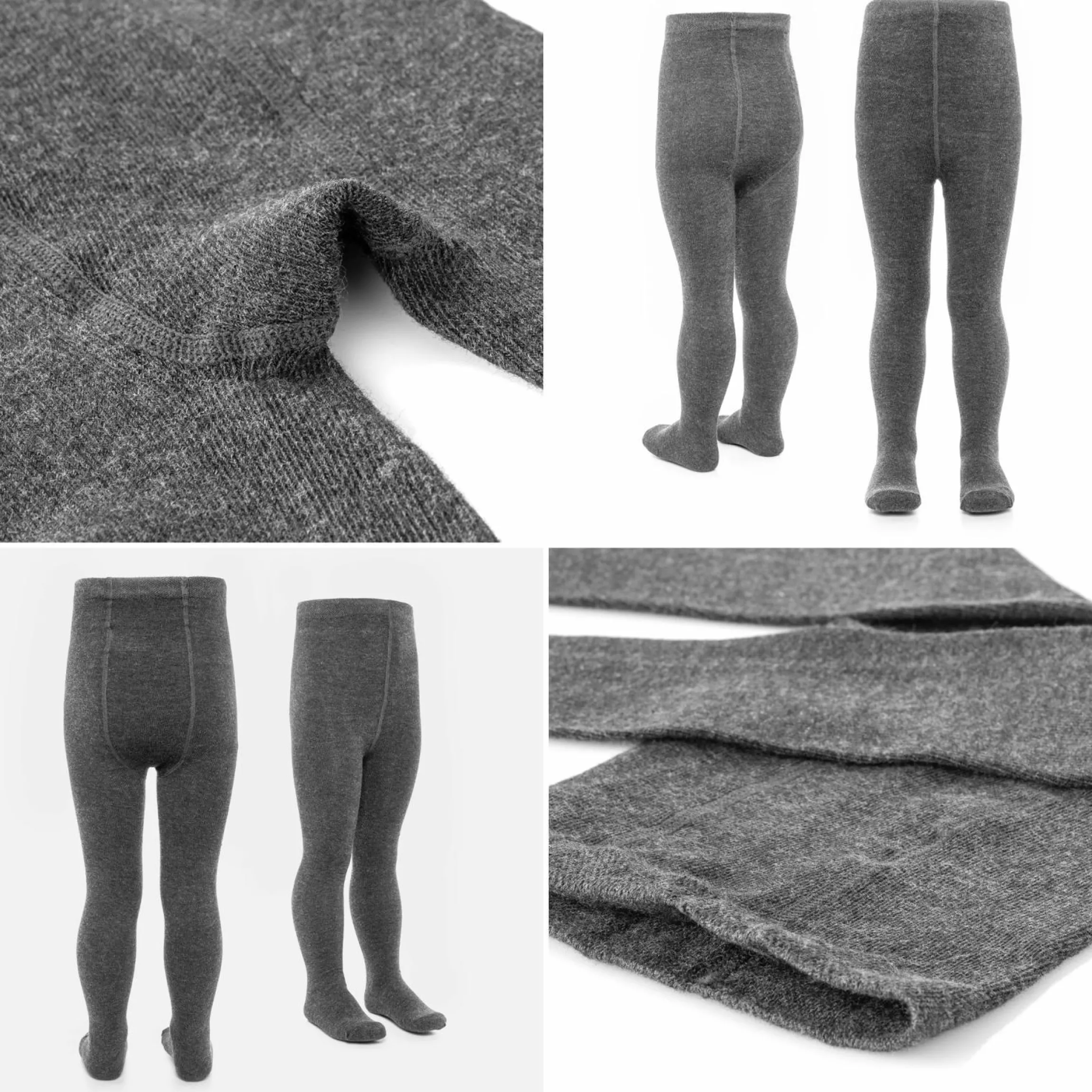 Strumpfhose 2er Pack - Dunkelgrau - Gr. 98/104