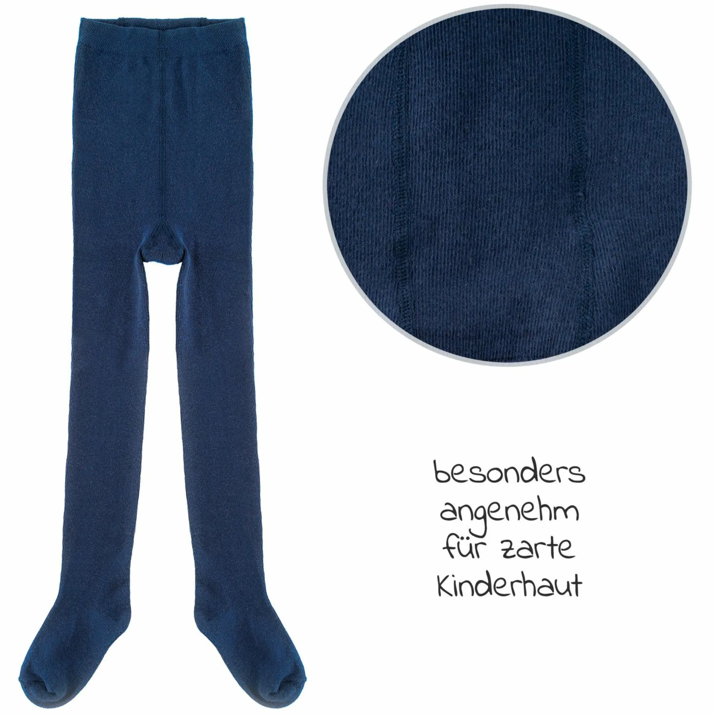 Strumpfhose 2er Pack - Marine - Gr. 98/104