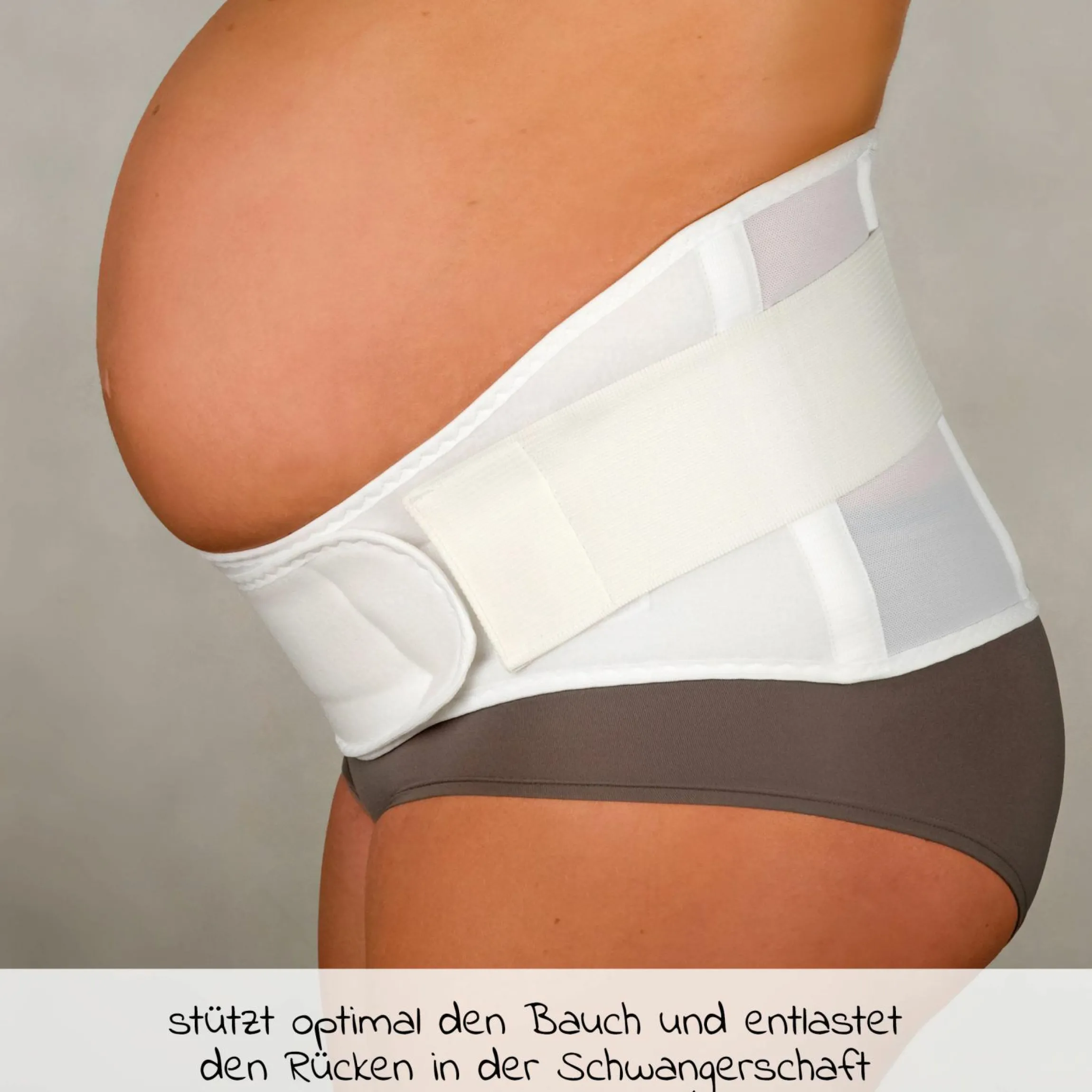 Stützgürtel für Schwangere - Weiß - Gr. XL