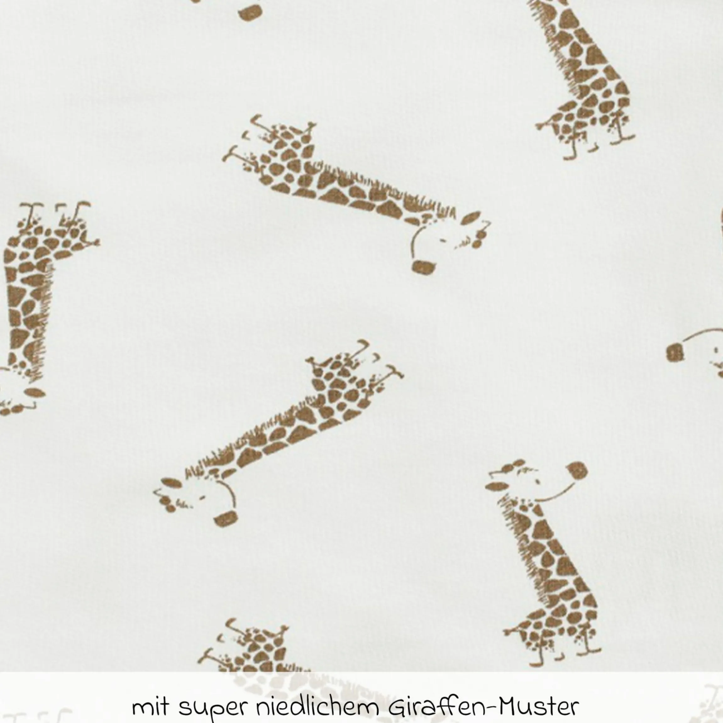 Sweatshirt - Giraffe Allover - Offwhite - Gr. 74