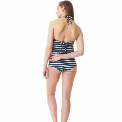 Tankini Hose - Streifen Dunkelblau Weiß - Gr. XS/S