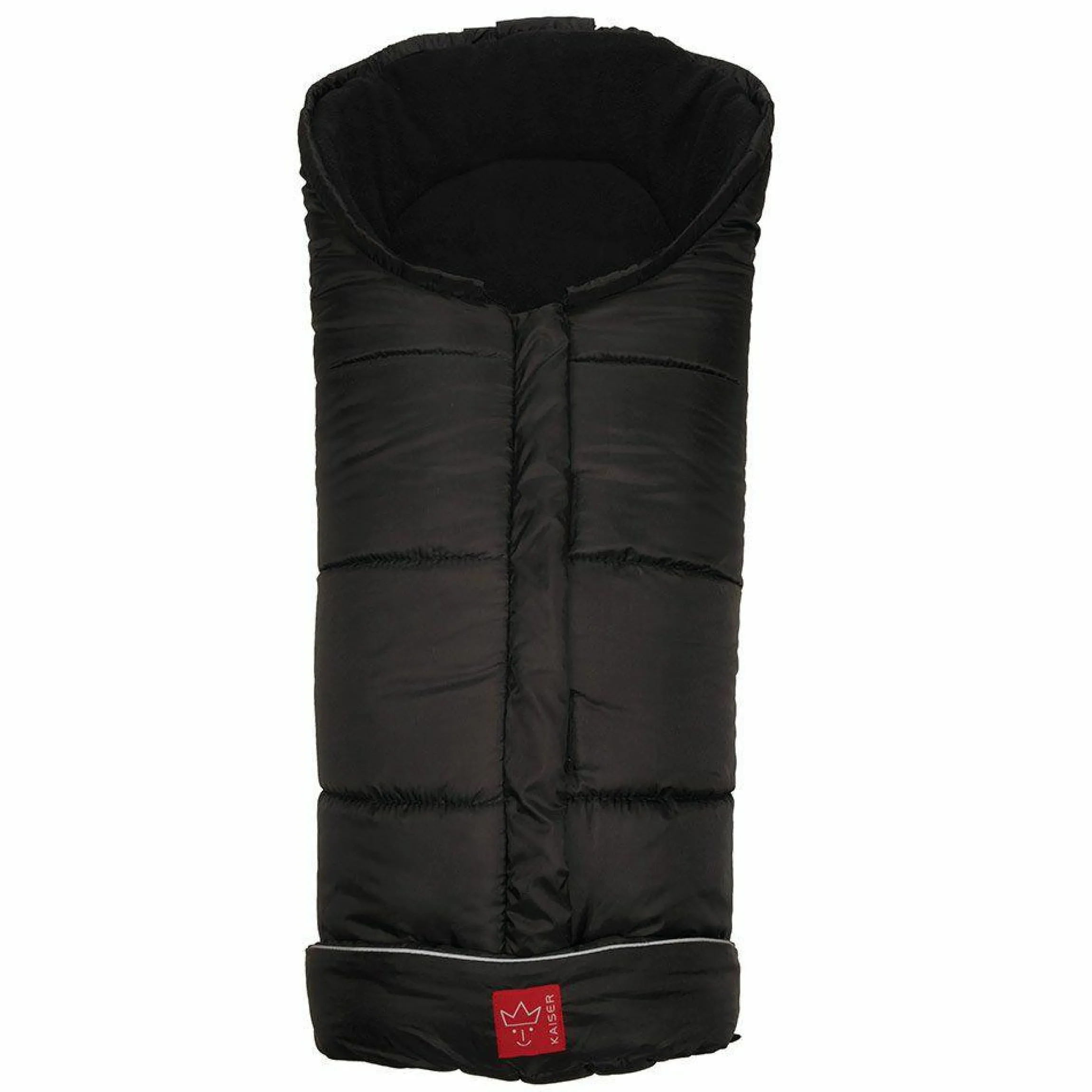 Thermo-Fleece Fußsack Iglu - Schwarz
