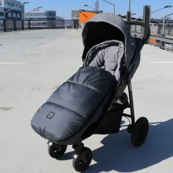 Thermo-Fleece Fußsack Lukky für Joie-Kinderwagen - Schwarz