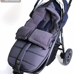 Thermo-Fleece Fußsack Mila - Anthrazit