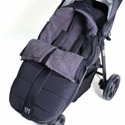Thermo-Fleece Fußsack Mila - Black