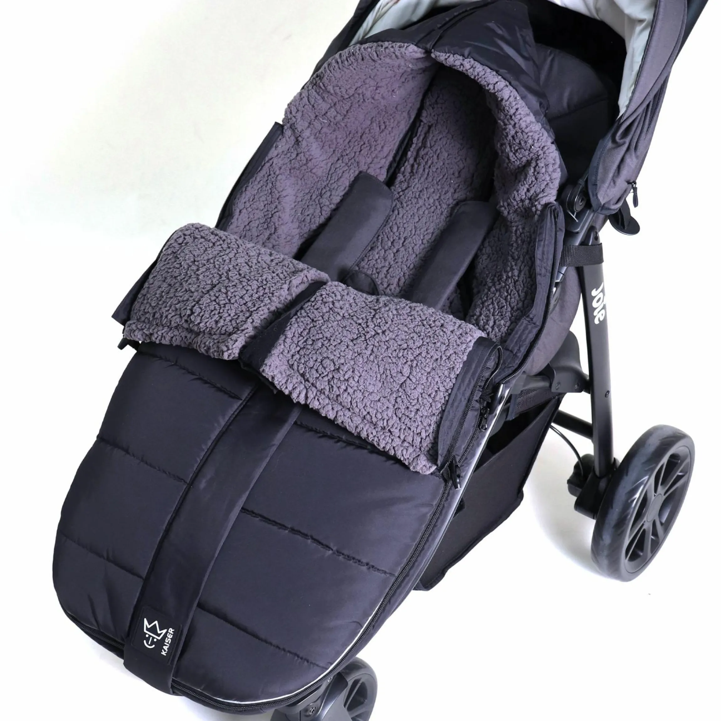 Thermo-Fleece Fußsack Mila - Black
