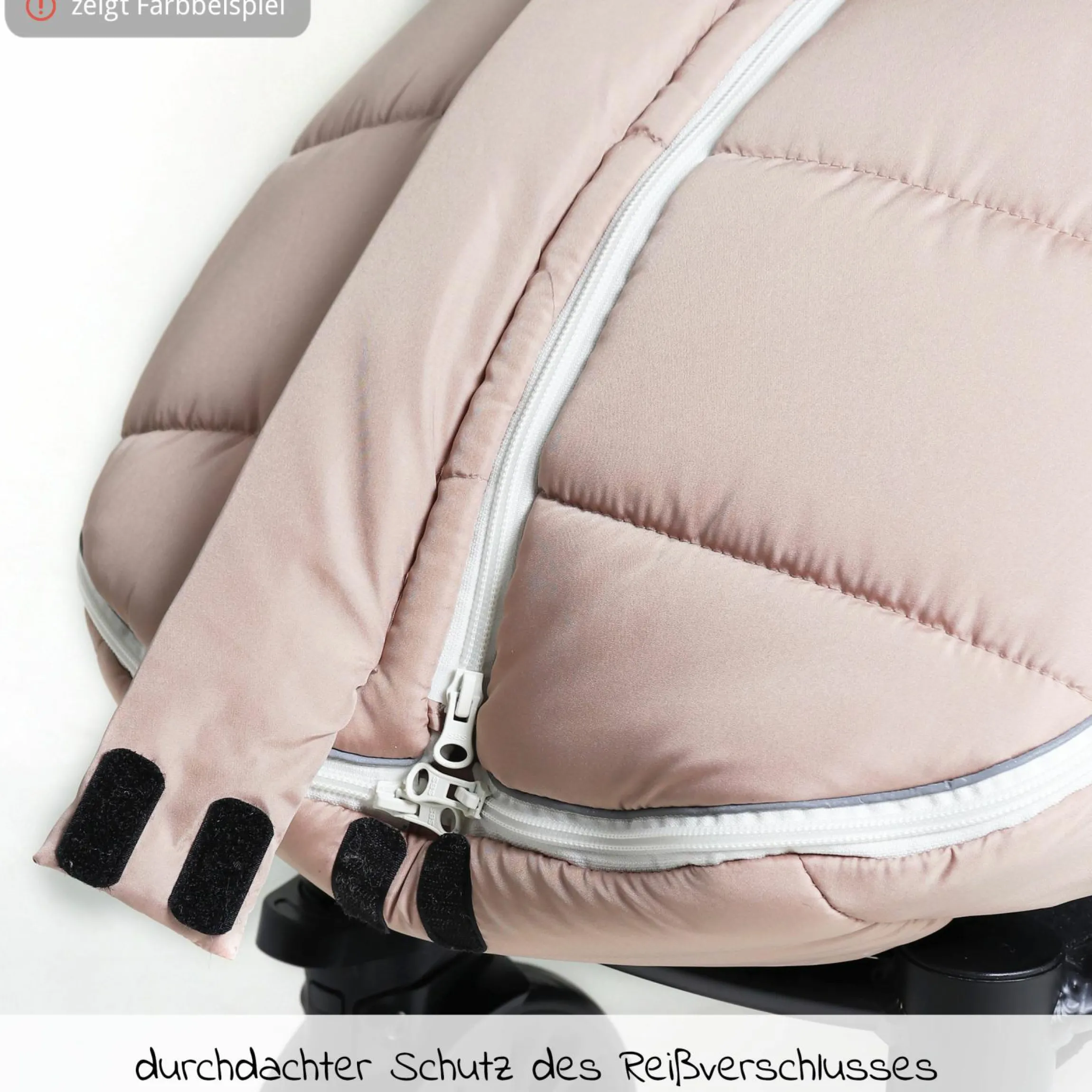 Thermo-Fleece Fußsack Mila - Black