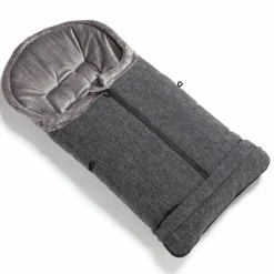 Thermo-Fleece Fußsack mit verlängerbarem Fußteil - Premium Anthrazit