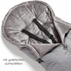 Thermo-Fleece Fußsack mit verlängerbarem Fußteil - Marine