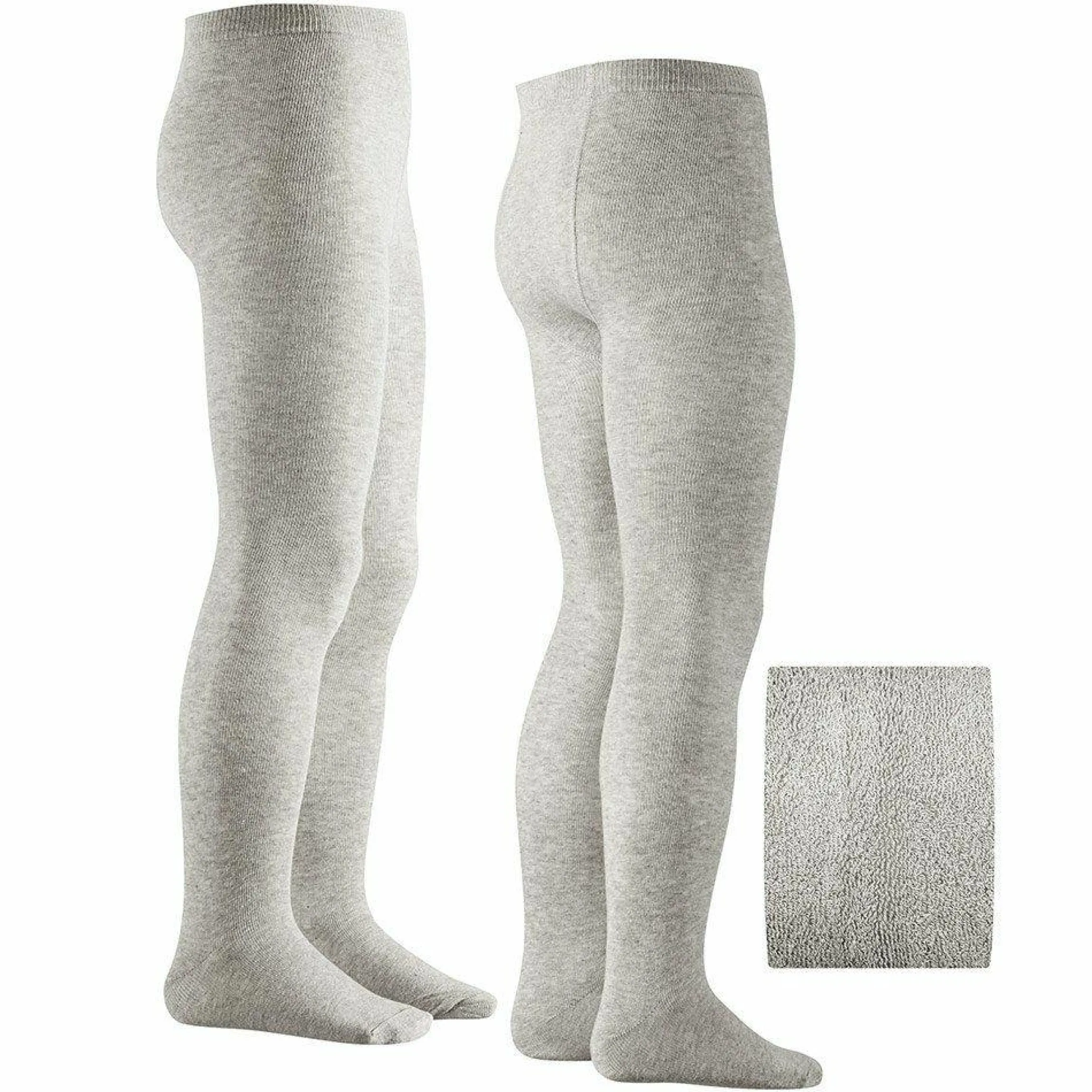Thermo-Strumpfhose - Grau Melange - Gr. 74 / 80