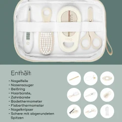 10-tlg. Babypflege-Set - Sand