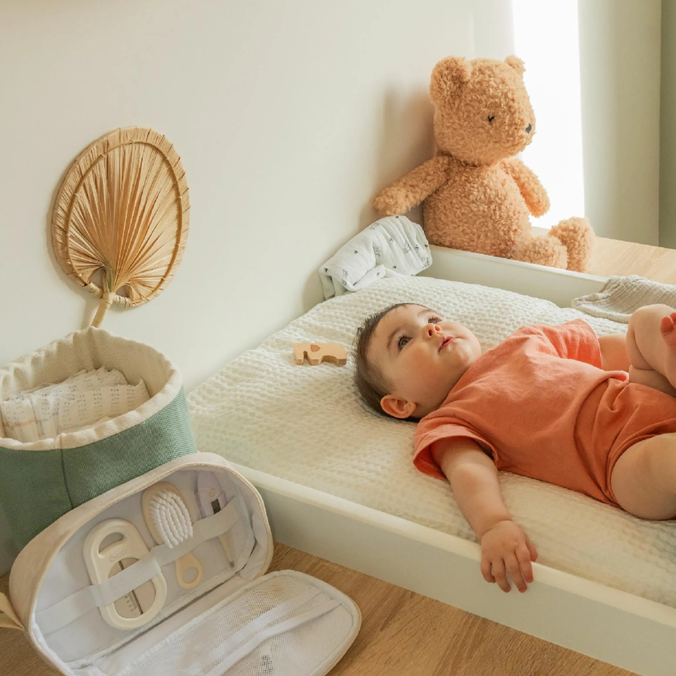 10-tlg. Babypflege-Set - Sand