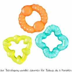 3-tlg. Beißring-Set Bumpy Gumbs - wassergefüllt