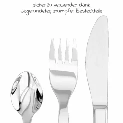 3-tlg. Besteck-Set - Dino
