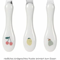 3-tlg. Besteck-Set Cutlery - Happy Fruits