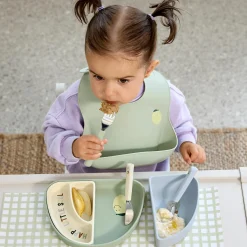 3-tlg- Besteck-Set Cutlery mit Silikon-Griff - Happy Fruits - Lemon