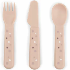 3-tlg. Besteck-Set Foodie - Happy Dots - Powder