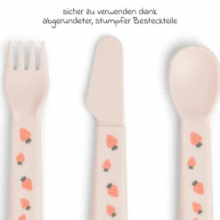 3-tlg. Besteck-Set Foodie - Tiny Farm - Powder