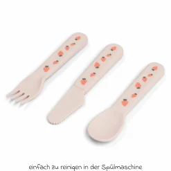 3-tlg. Besteck-Set Foodie - Tiny Farm - Powder