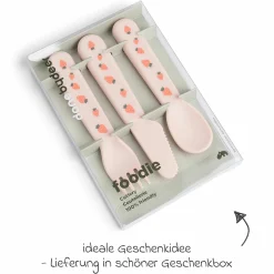 3-tlg. Besteck-Set Foodie - Tiny Farm - Powder