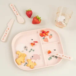 3-tlg. Besteck-Set Foodie - Tiny Farm - Powder