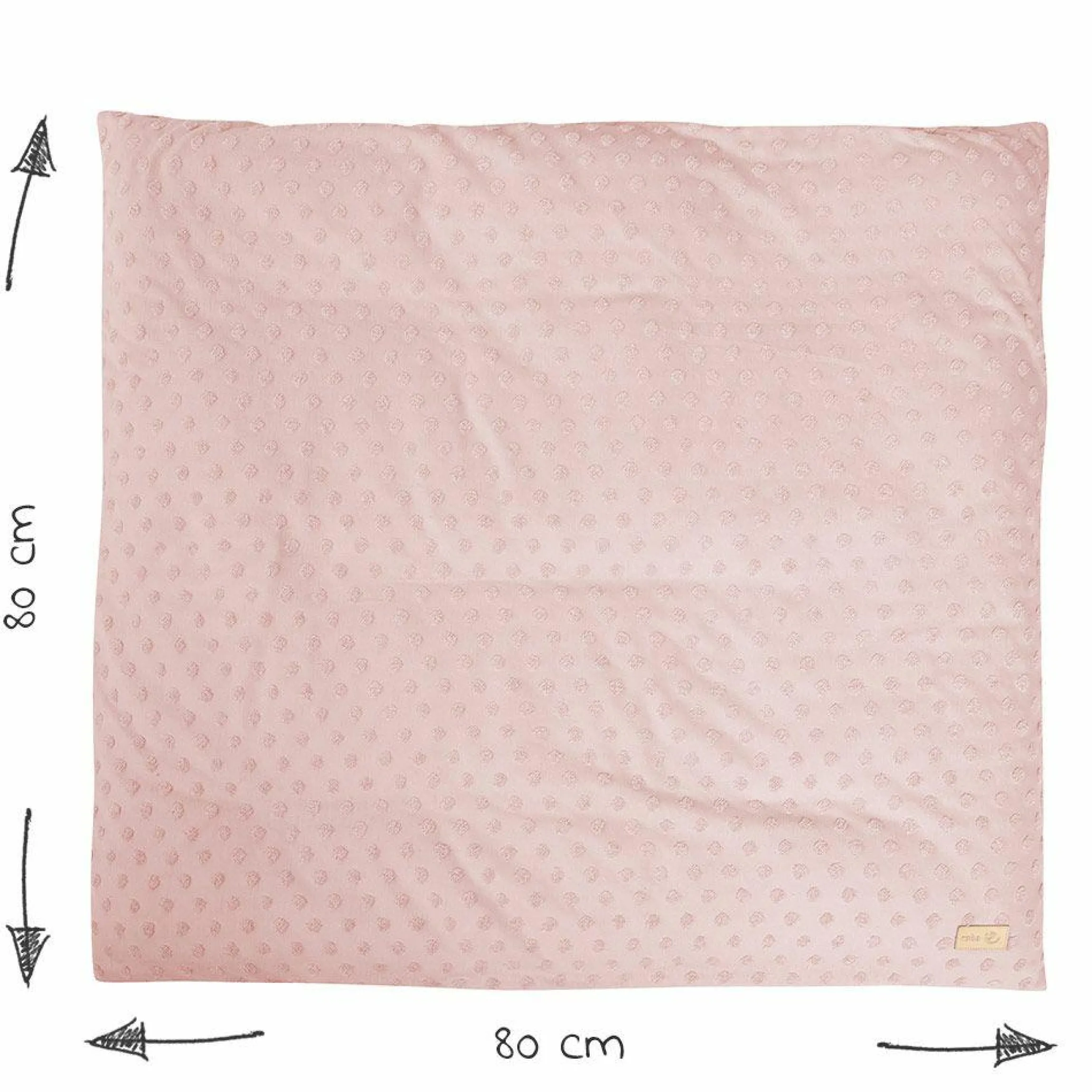 2-tlg. Bettwäsche Organic 80 x 80 cm / 35 x 40 cm - Lil Planet - Rosa Mauve