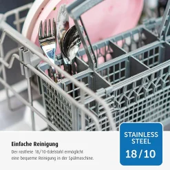 4-tlg. Edelstahl-Besteckset Growing