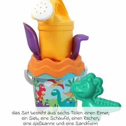 6-tlg. Eimergarnitur Dino Baby - verschiedene Designs