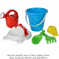 6-tlg. Eimergarnitur Eiswaffel