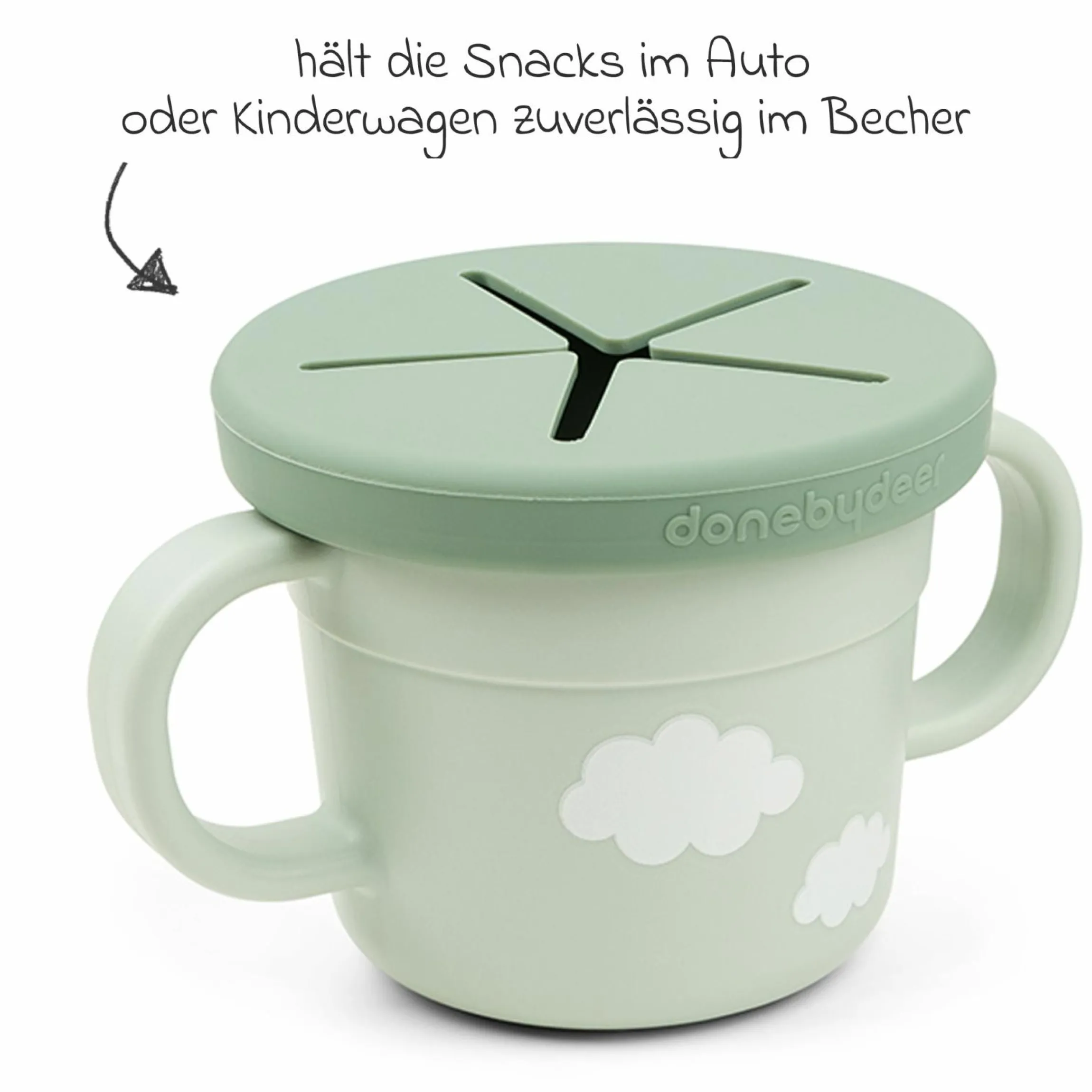 6-tlg. Esslern-Set Foodie - Croco - Grün