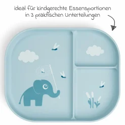 5-tlg. Esslern-Set Foodie - Elphee - Blau