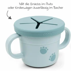6-tlg. Esslern-Set Foodie - Elphee - Blau